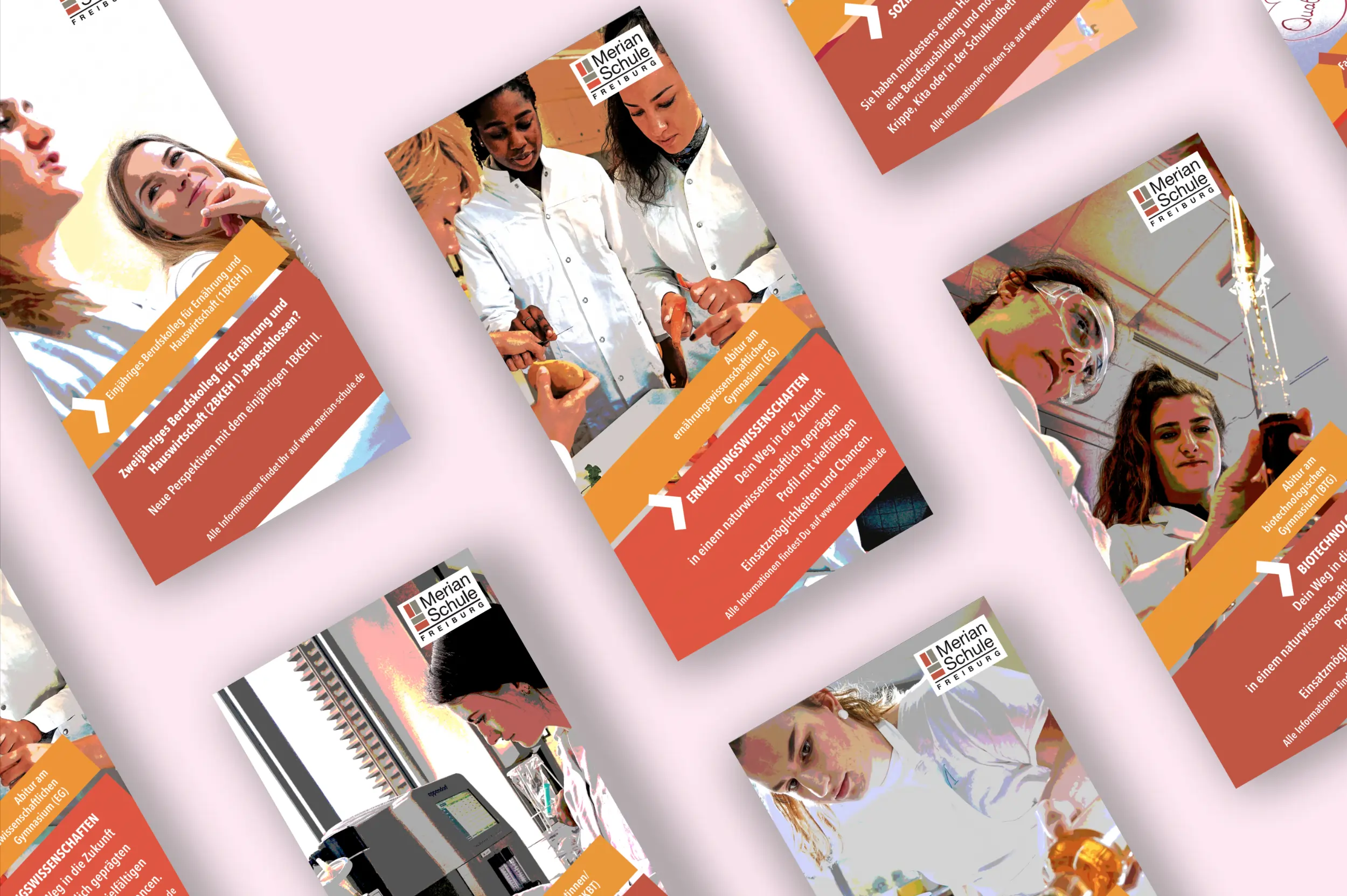 Schmidt-Schule; Smartphone und Tablet stehend, mit Schattenwurf im Hintergrund