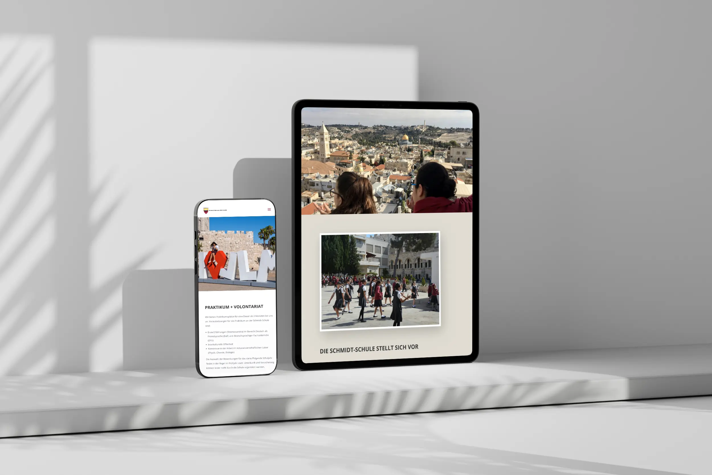 Schmidt-Schule / private Mädchenschule in Jerusalem