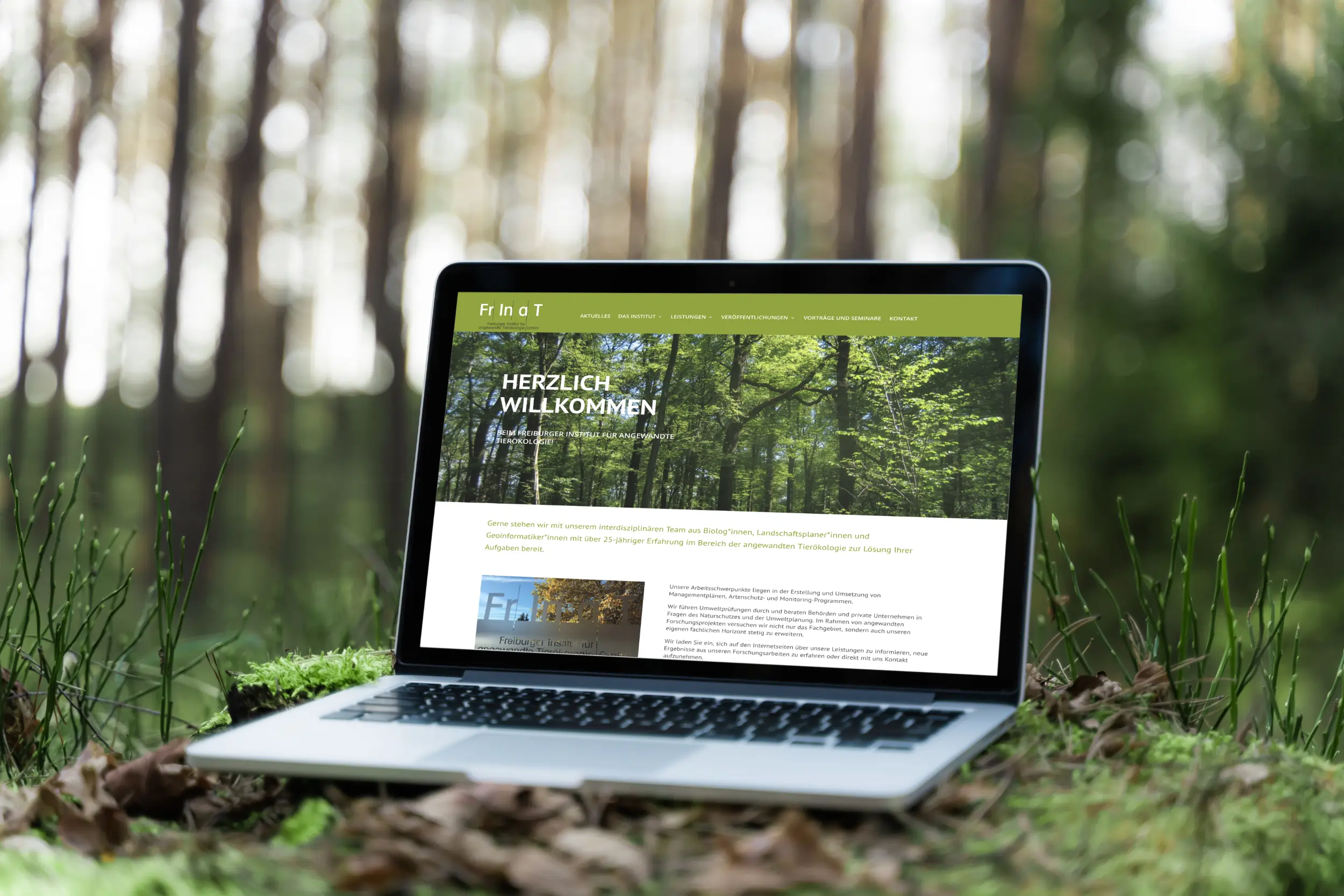 Webseite für Frinat | Freiburger Institut für angewandte Tierökologie